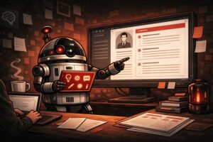 Symbolbild für KI-Nutzung mit R2D2-Modell – klare Kommunikation mit künstlicher Intelligenz